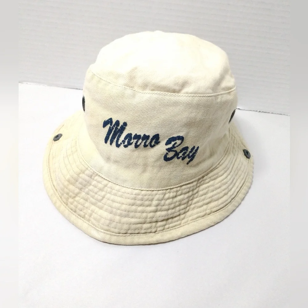 Child's Morro Bay Bucket Hat Yellow Cotton Canvas